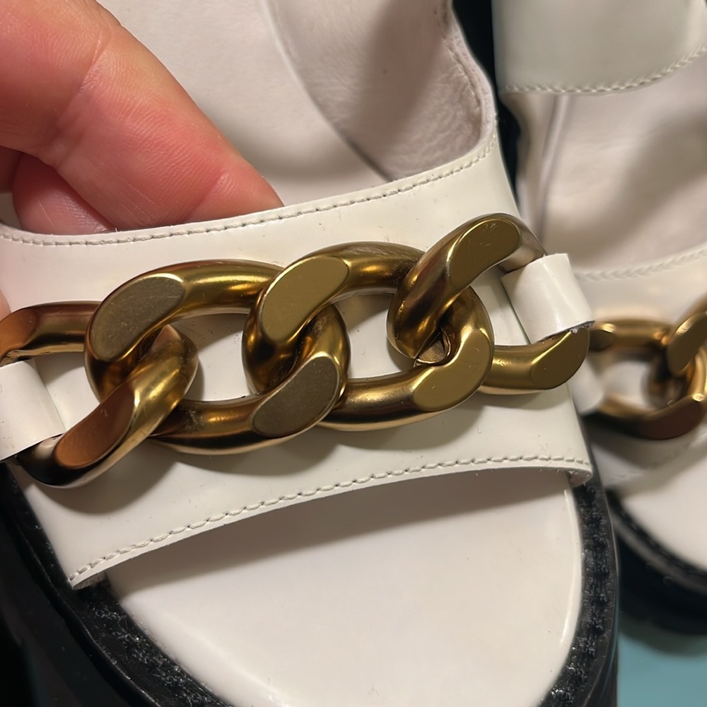 Jeffrey Campbell Crunched Sandals- size 8- in great used condition - Picture 12 of 15